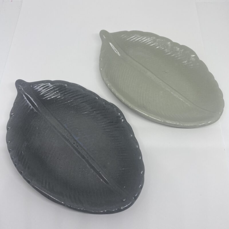 Leaf Cement Soap Dish